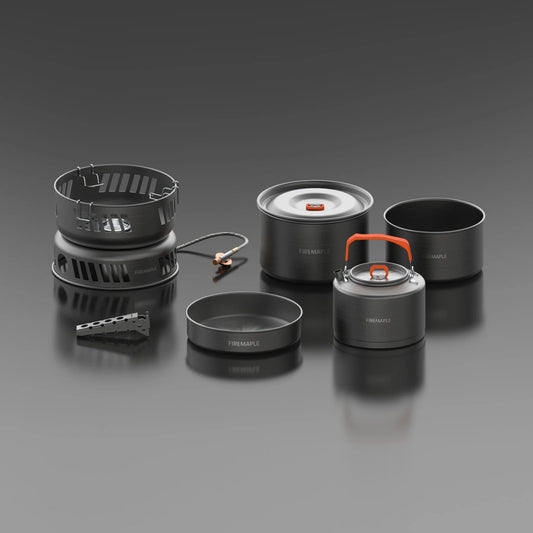 COOKING KIT WITH GAS BURNER