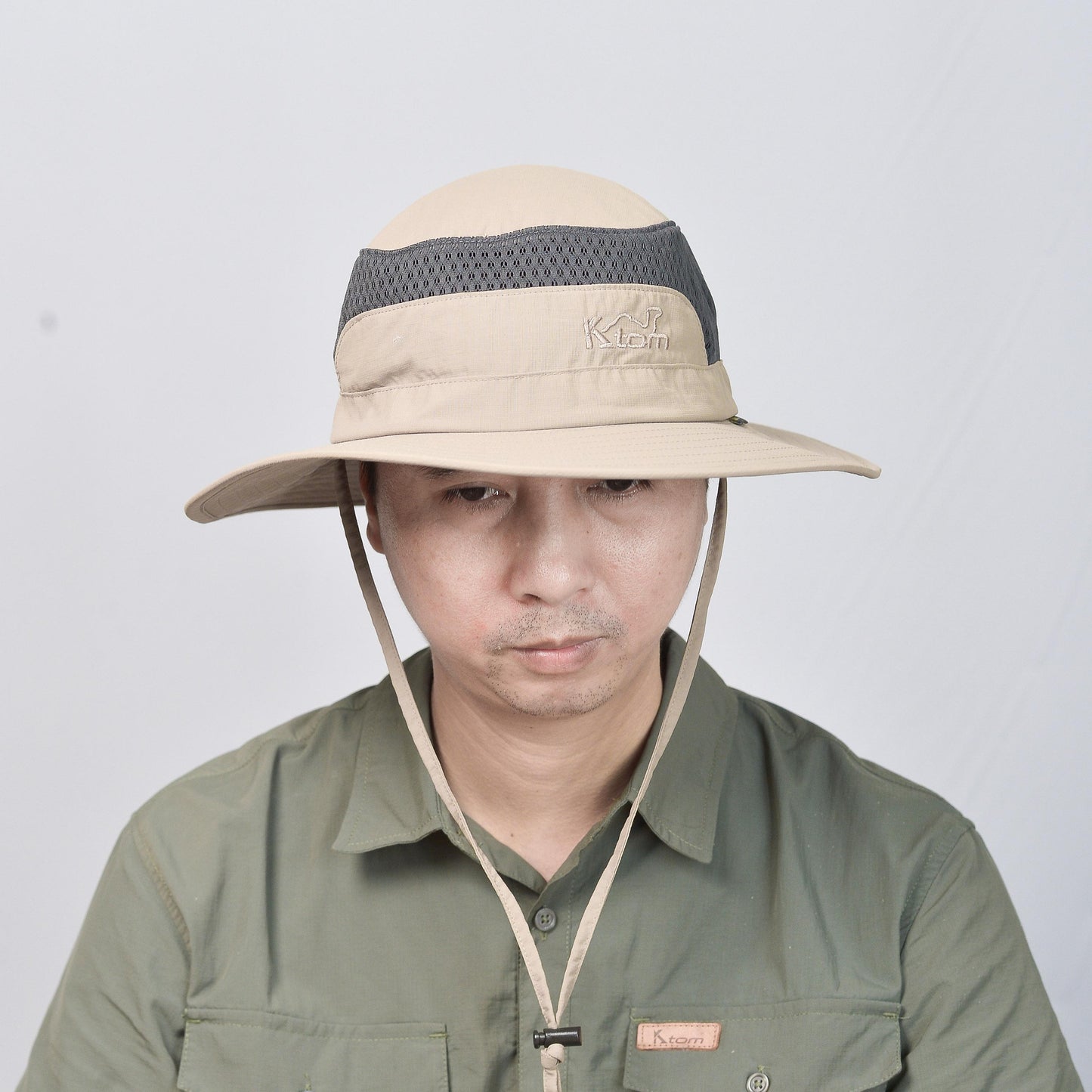 HAT UPF50+++ (GREY/ BEIGE)