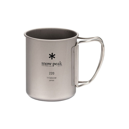 Snowpeak Titanium Single Wall Cup 220ml