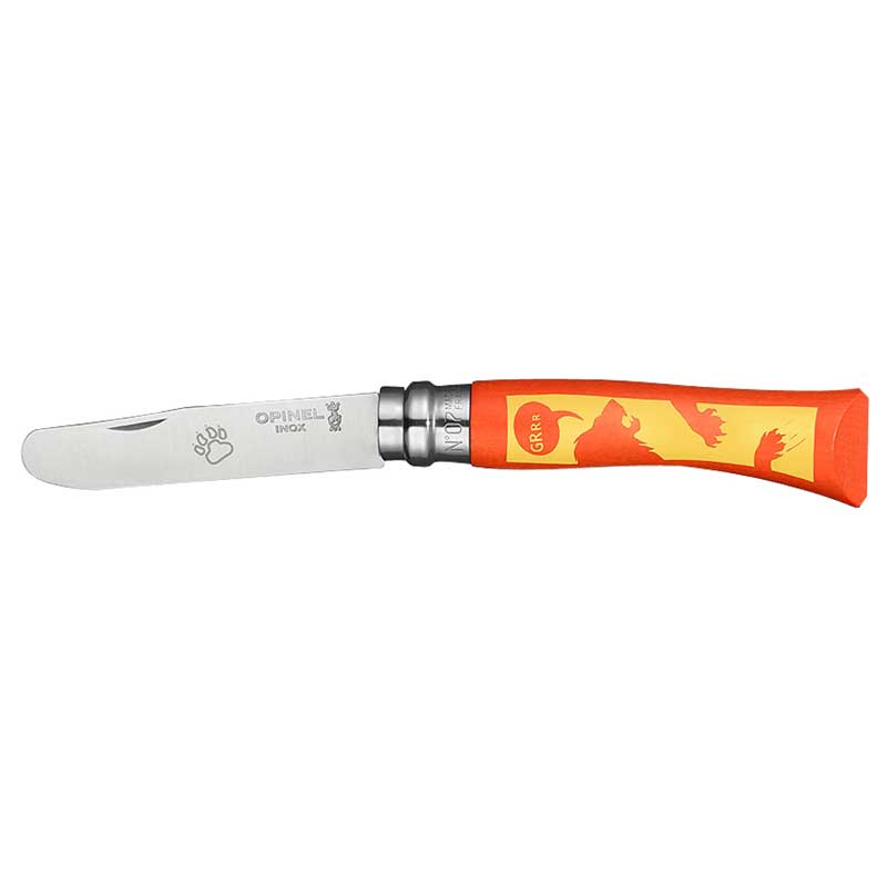 Opinel No.7 Animopinel Child knife Orange