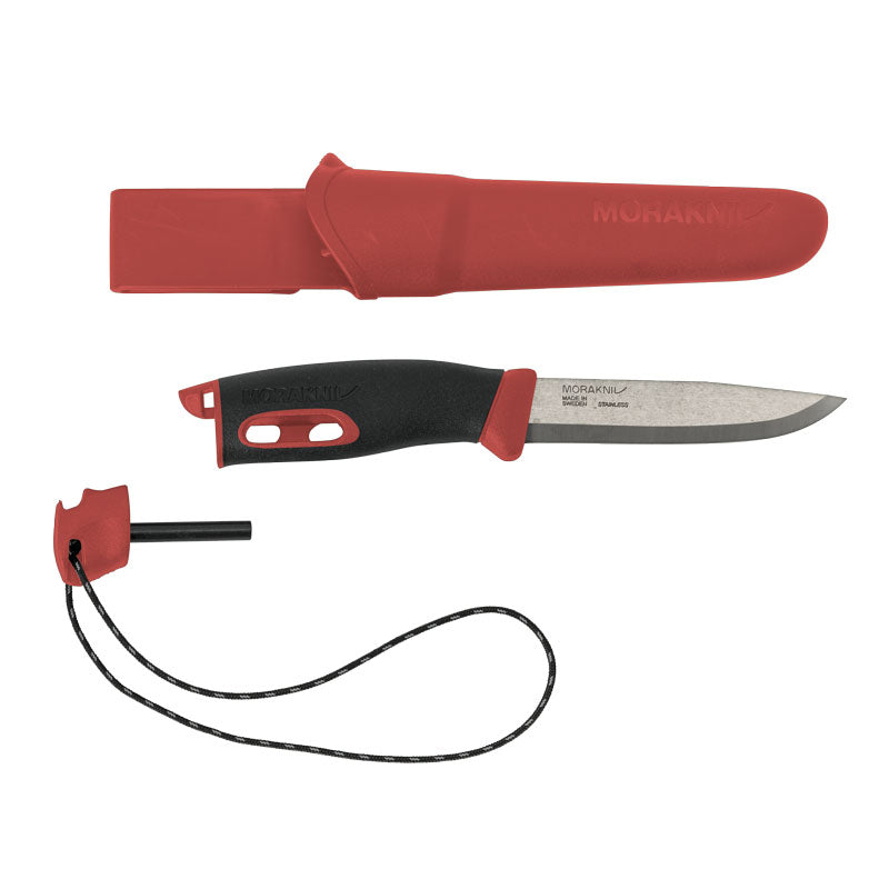 Morakniv Companion Spark Survival Knife Red