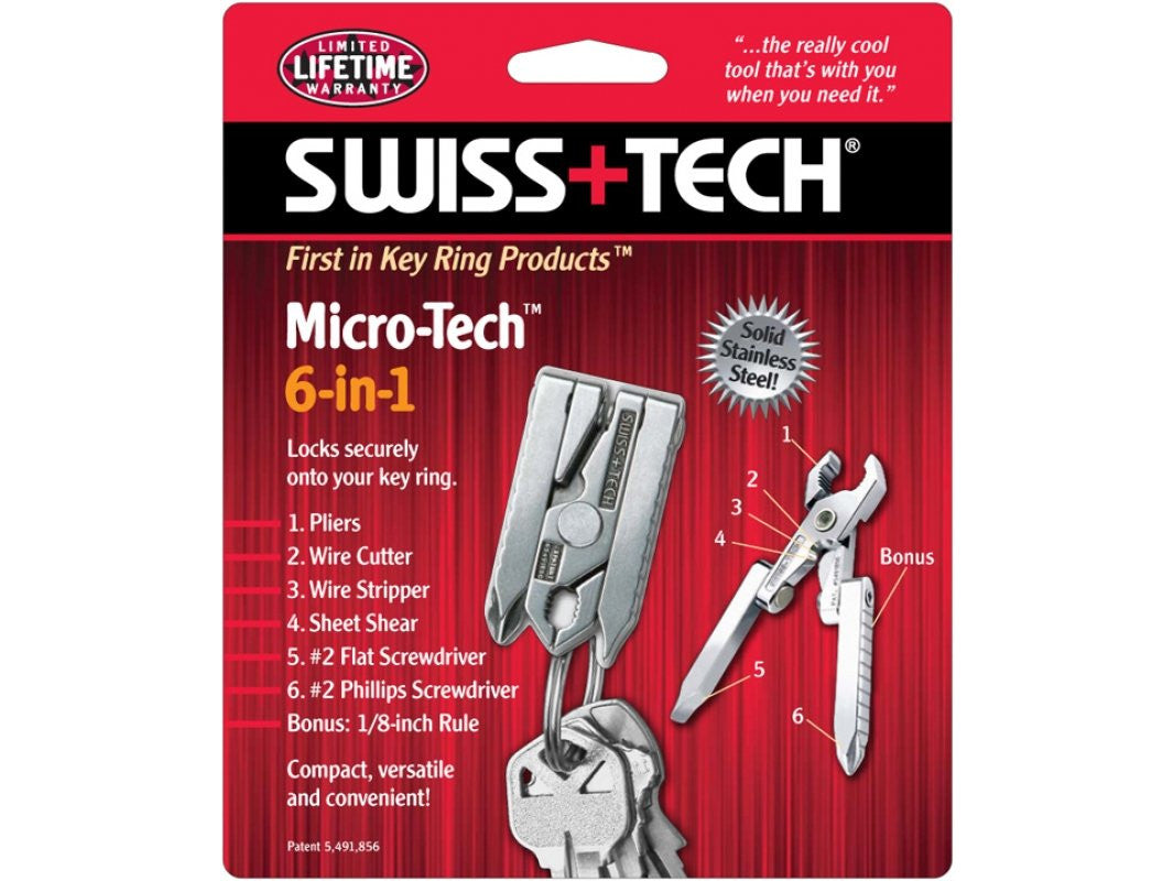MULTITOOL SWISS+TECH MICRO-TECH 6-IN-1 – Promounts