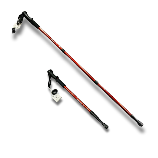 Aluminum Climbing Trekking Pole Swivel Lock Vultura VTR-TP2501 RED
