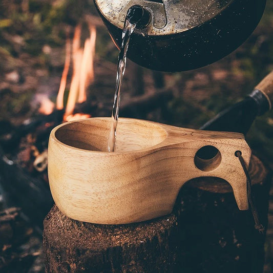 Ancest Bushcraft Wooden Coffee Cup