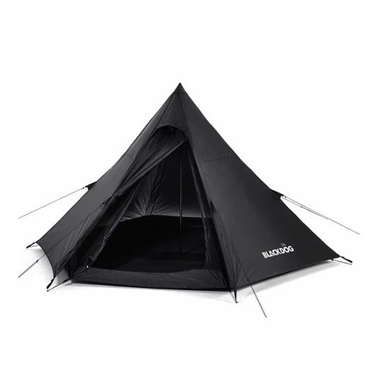 BLACKDOG 3-4 PERSON PYRAMID HEXAGONAL GLAMPING TENT