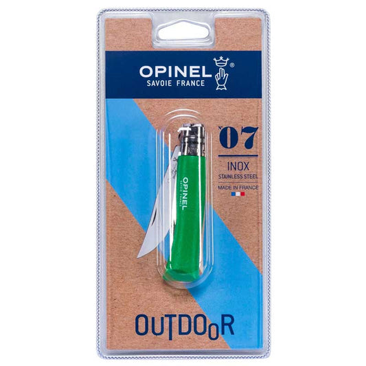 Opinel No.7 Colored Stainless Steel Green