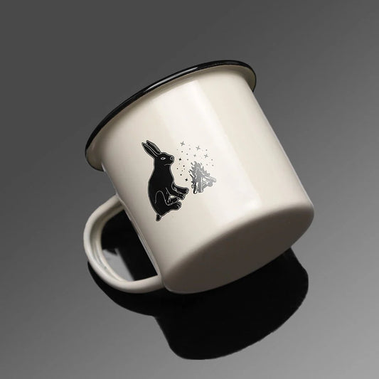 Coral Enamel Mug