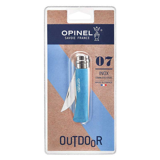 Opinel No.7 Colored Stainless Steel Blue