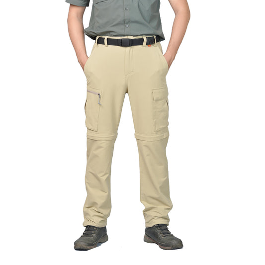 MEN ELASTIC PANT K112 (BLACK / BEIGE)
