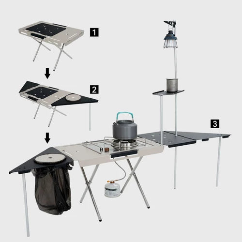 BLACKDEER M1 MULTIFUNCTIONAL FOLDING TABLE