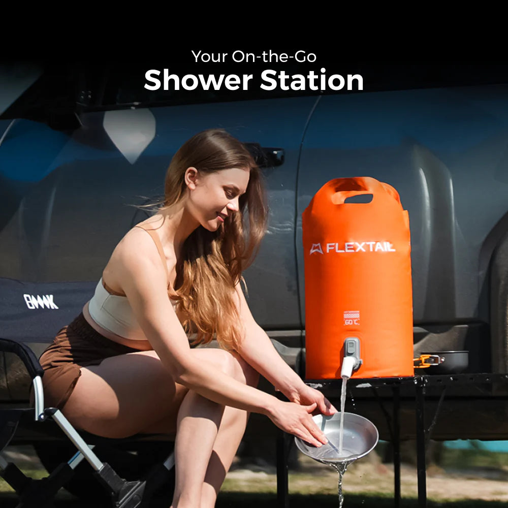 TINY SHOWER BUCKET —— Your On the Go Shower Station