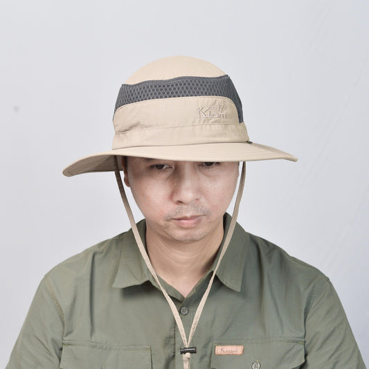 HAT UPF50+++ (GREY/ BEIGE)